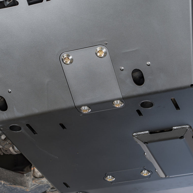 DRT Fabrication Cross Member Delete & Skid Plate Kit for 2005-2023 Toyota Tacoma