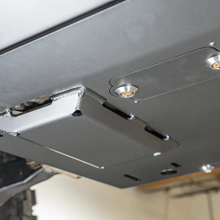 DRT Fabrication Cross Member Delete & Skid Plate Kit for 2005-2023 Toyota Tacoma