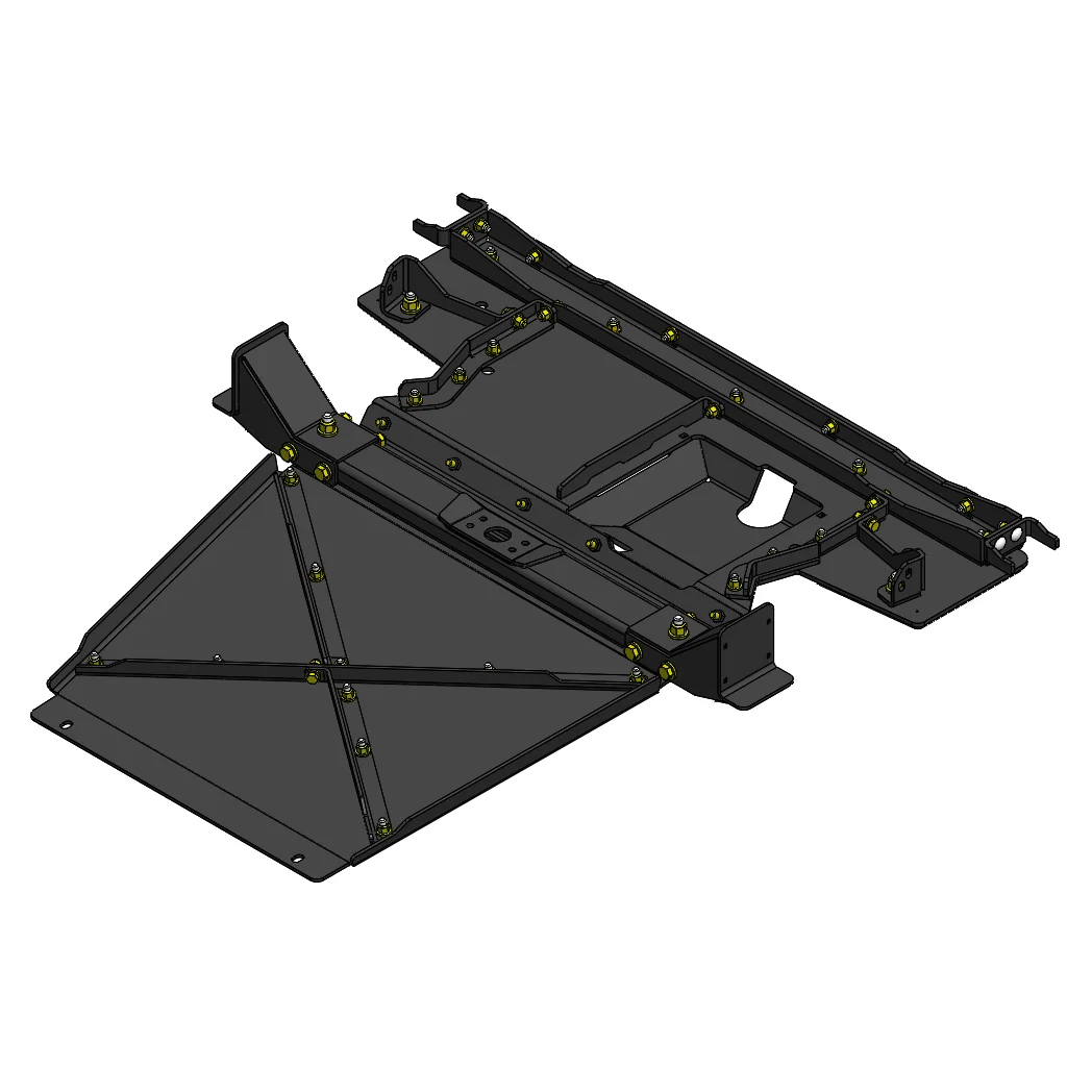 DRT Fabrication Flat Belly Skid Plate Kit for 2005-2023 Toyota Tacoma