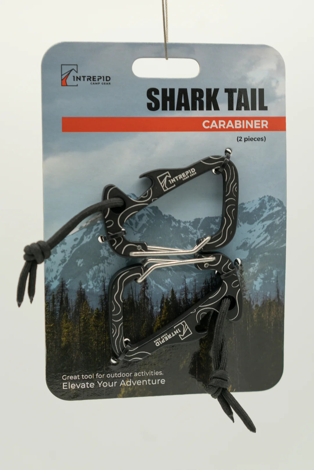 Intrepid Shark Tail Carabiner (2 Pack)