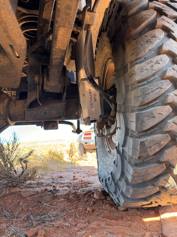 Dethloff Mfg HD Rear Shock Guards 2014+ Ram 2500