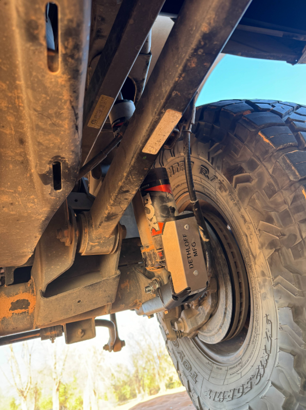 Dethloff Mfg HD Rear Shock Guards 2014+ Ram 2500