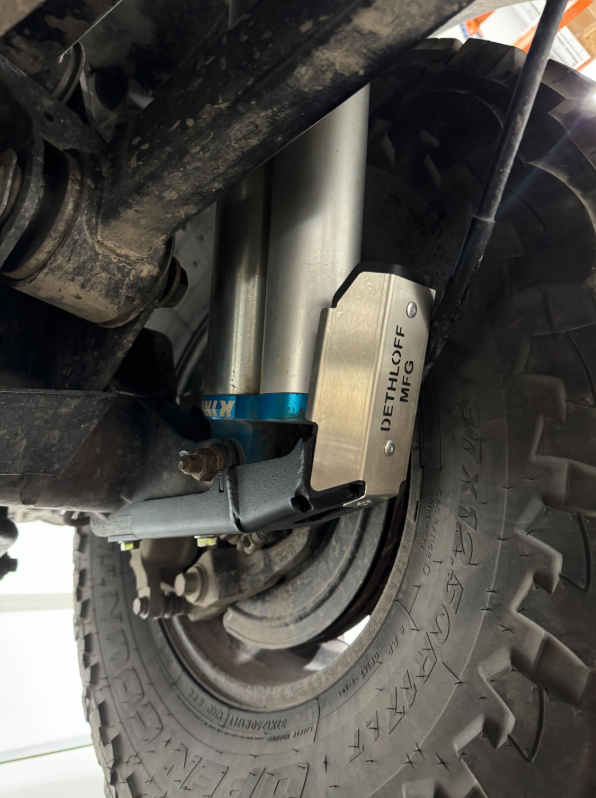 Dethloff Mfg HD Rear Shock Guards 2014+ Ram 2500