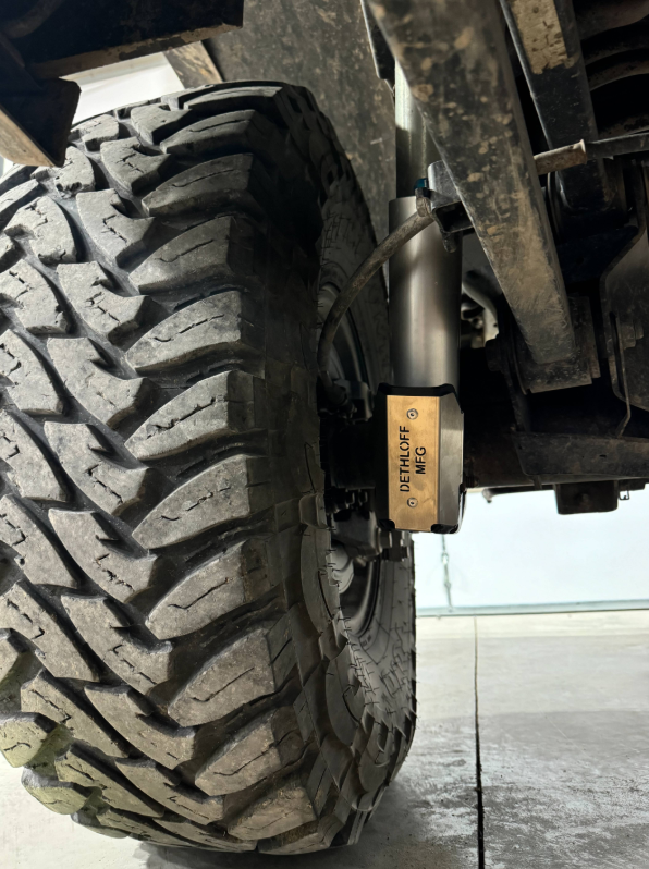 Dethloff Mfg HD Rear Shock Guards 2014+ Ram 2500