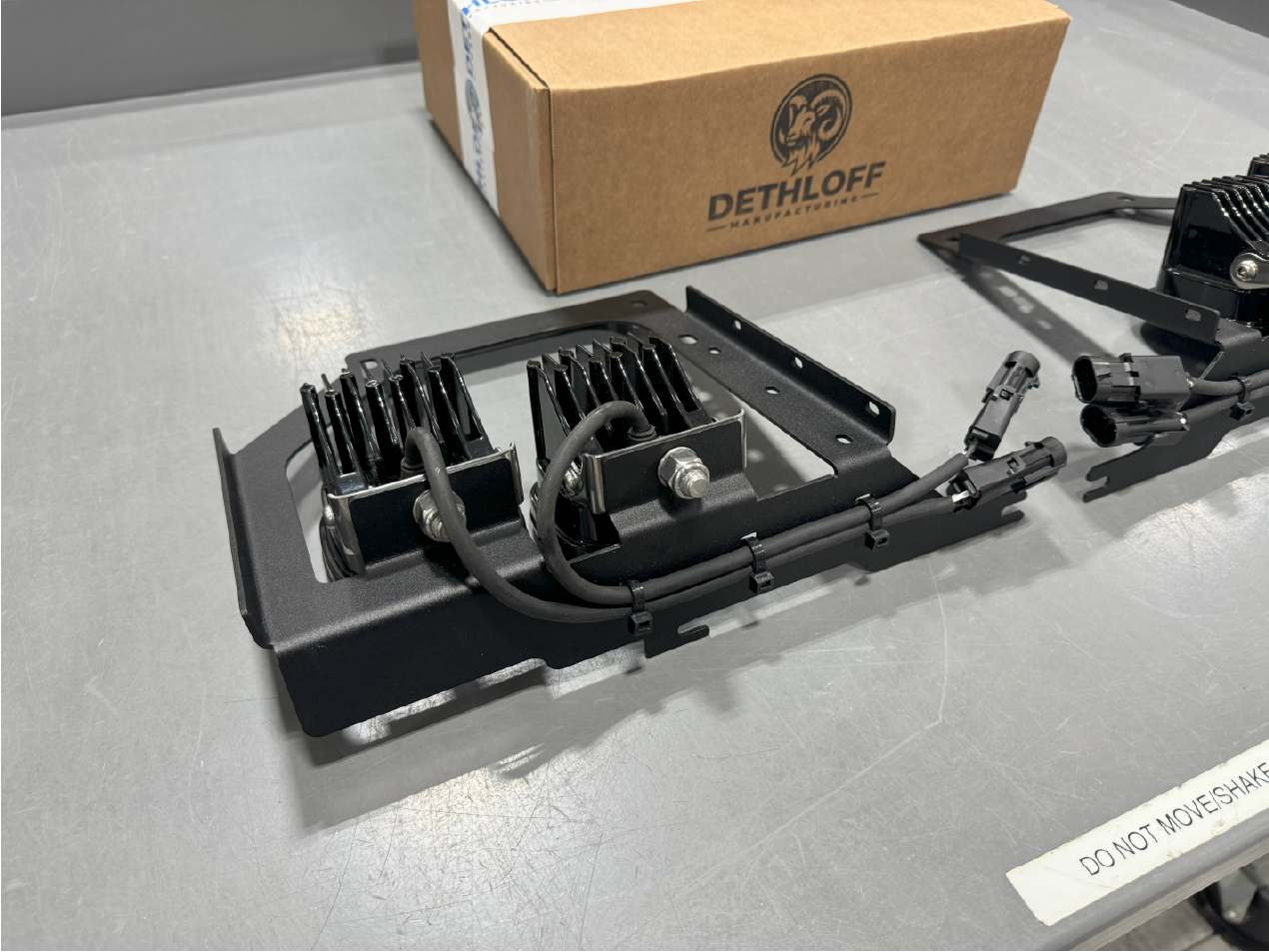 Dethloff Mfg High Output Hidden Light Mounts 2019+ Ram 2500/3500/Cab & Chassis