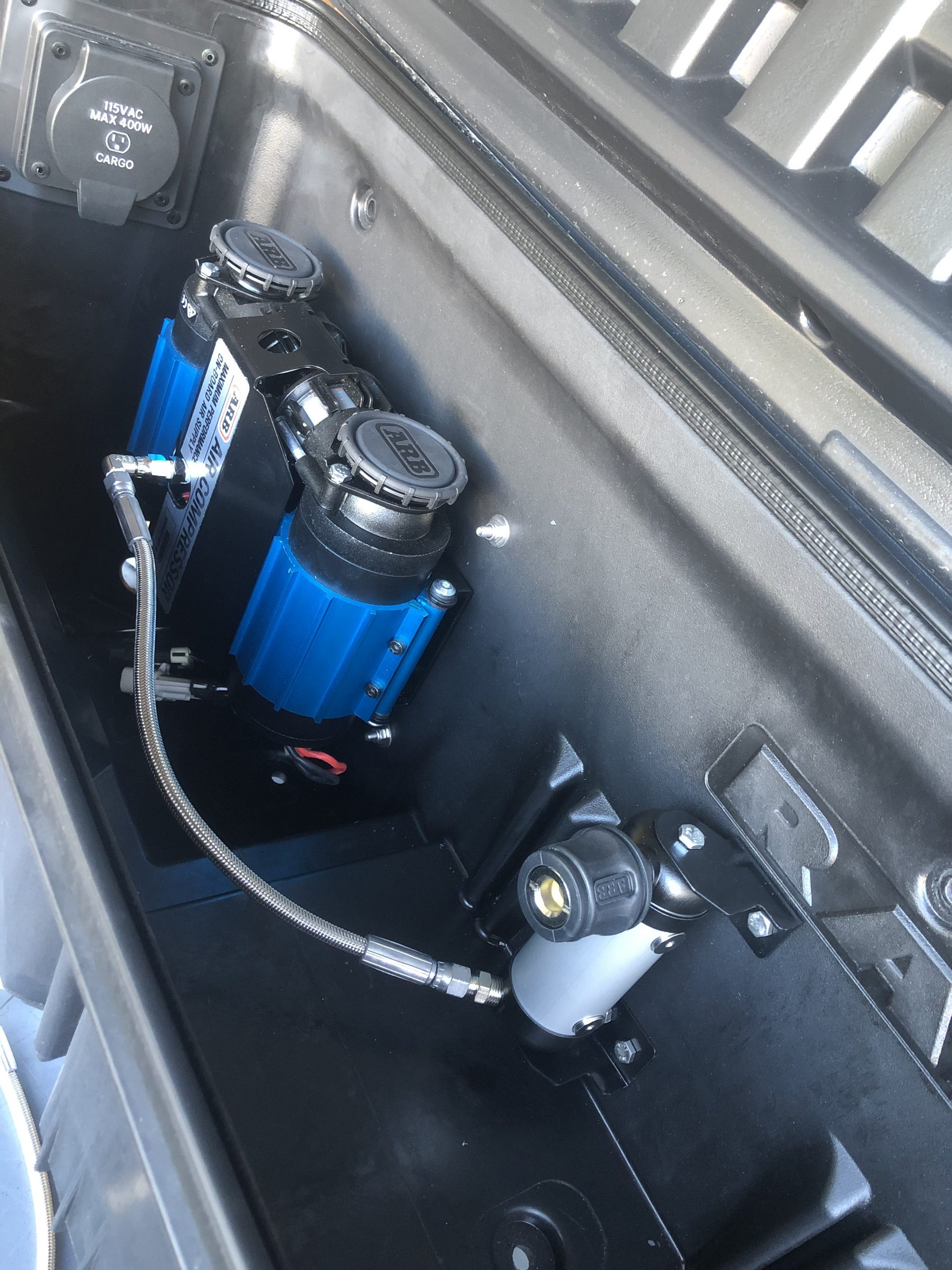 Dethloff Mfg RamBox ARB Twin Compressor Backing Plate