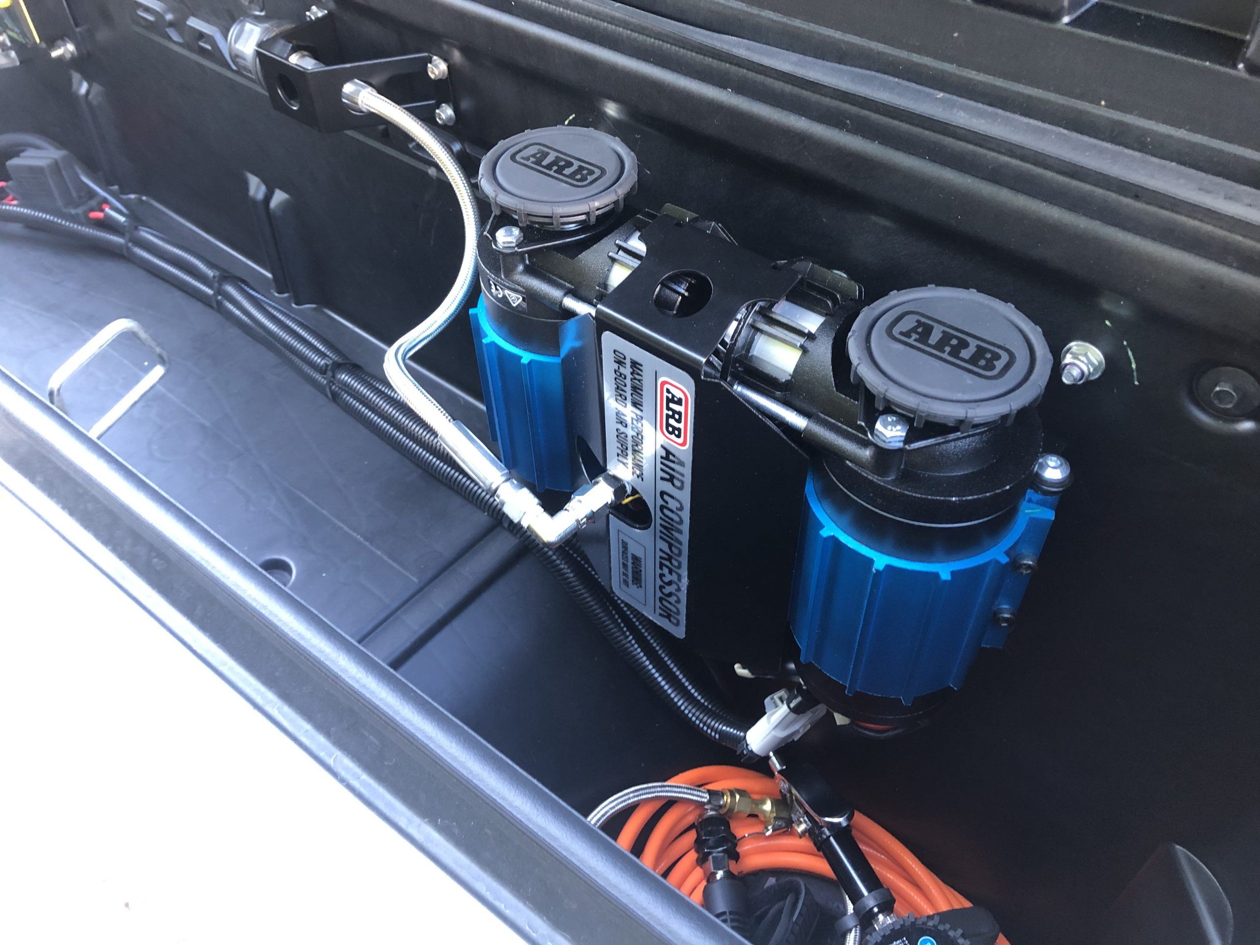 Dethloff Mfg RamBox ARB Twin Compressor Backing Plate