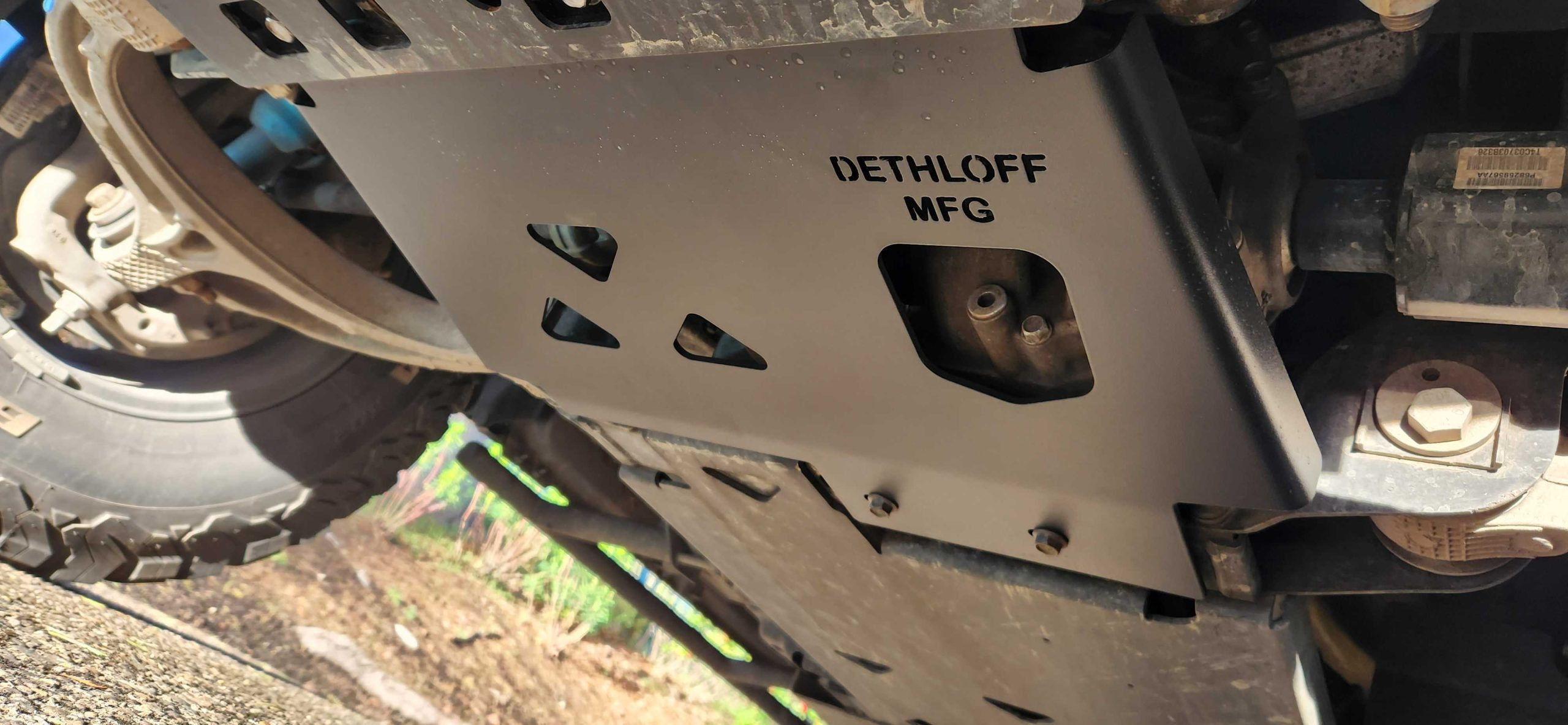 Dethloff Mfg Steering Rack & Front Differential Armour 2019+ Ram 1500