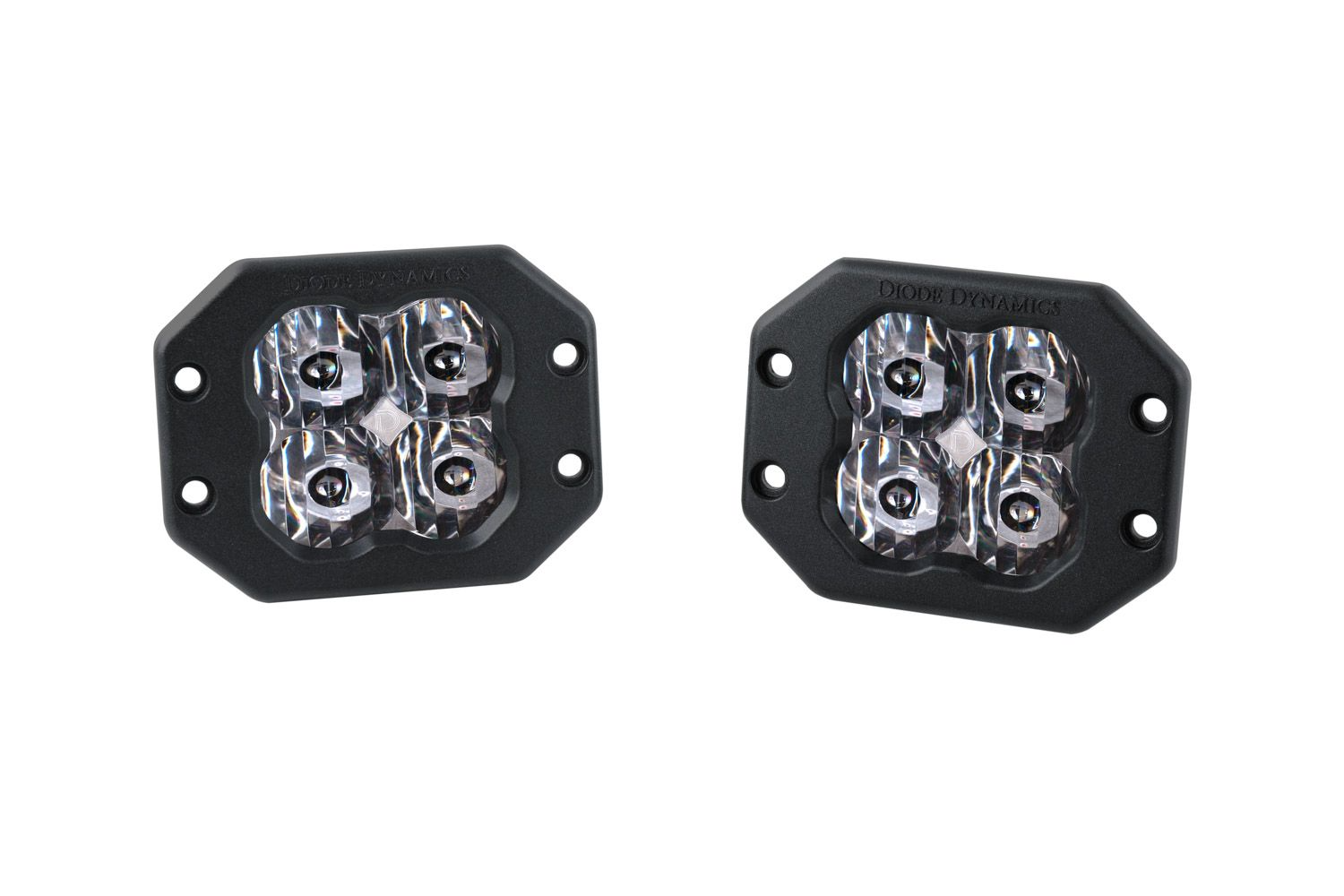Diode Dynamics SS3 White Flush Pod Light (Pair)
