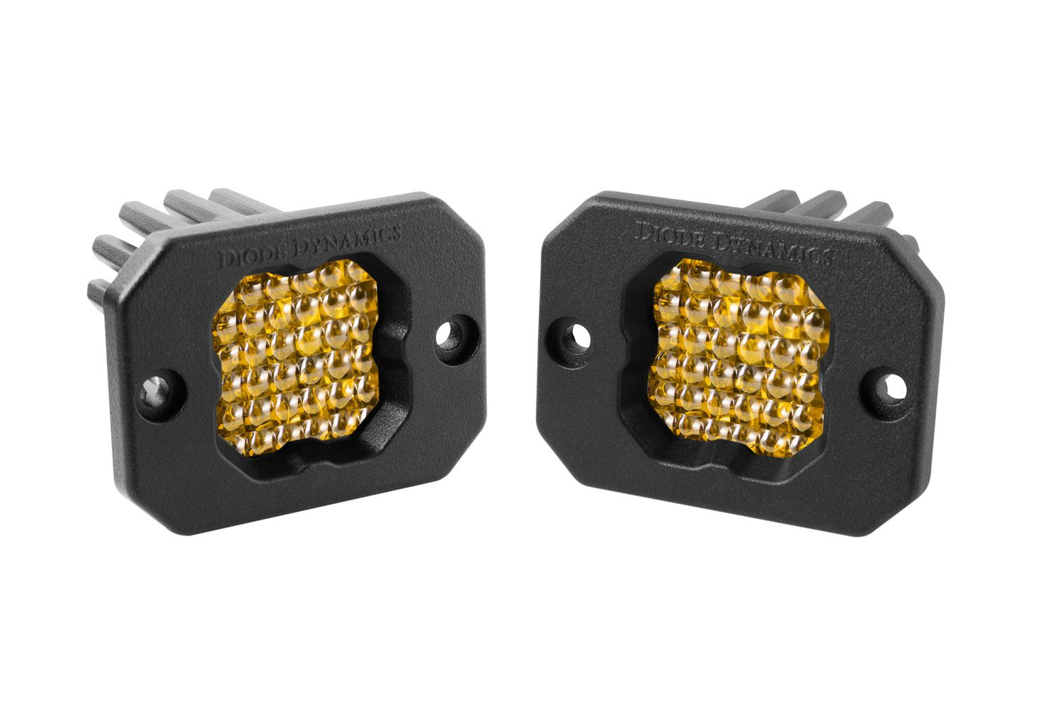Diode Dynamics SSC1 Yellow Flush Pod Light (Pair)