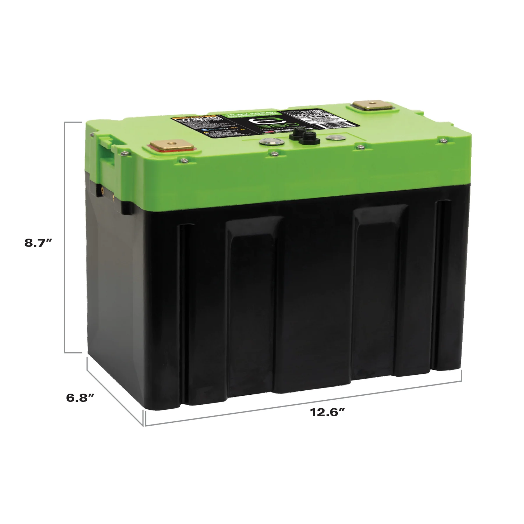 Expion360 12V 100Ah LiFePO4 Lithium Battery – Group 27, SmartTalk & VHC