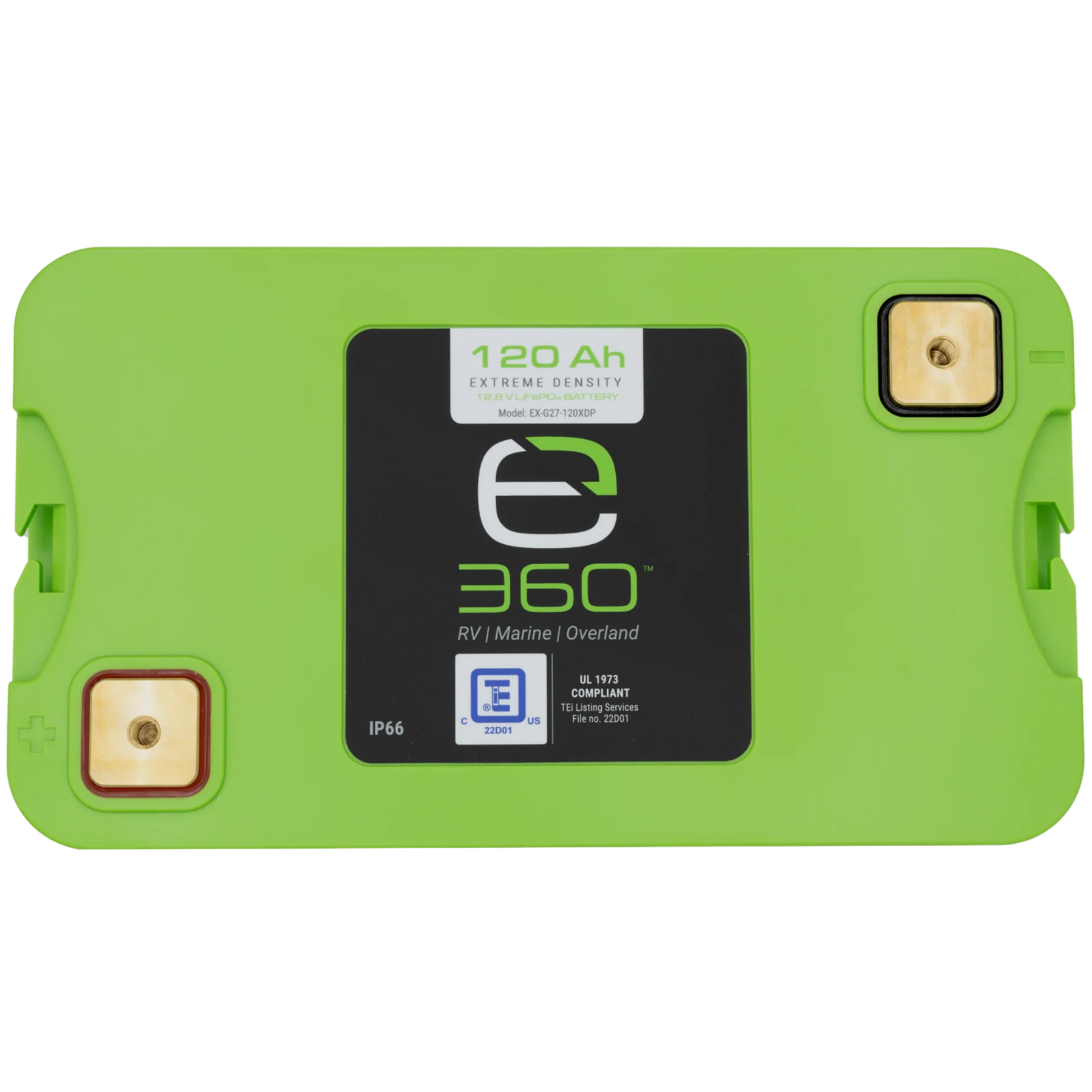 Expion360 12V 120Ah LiFePO4 Lithium Battery – Group 27