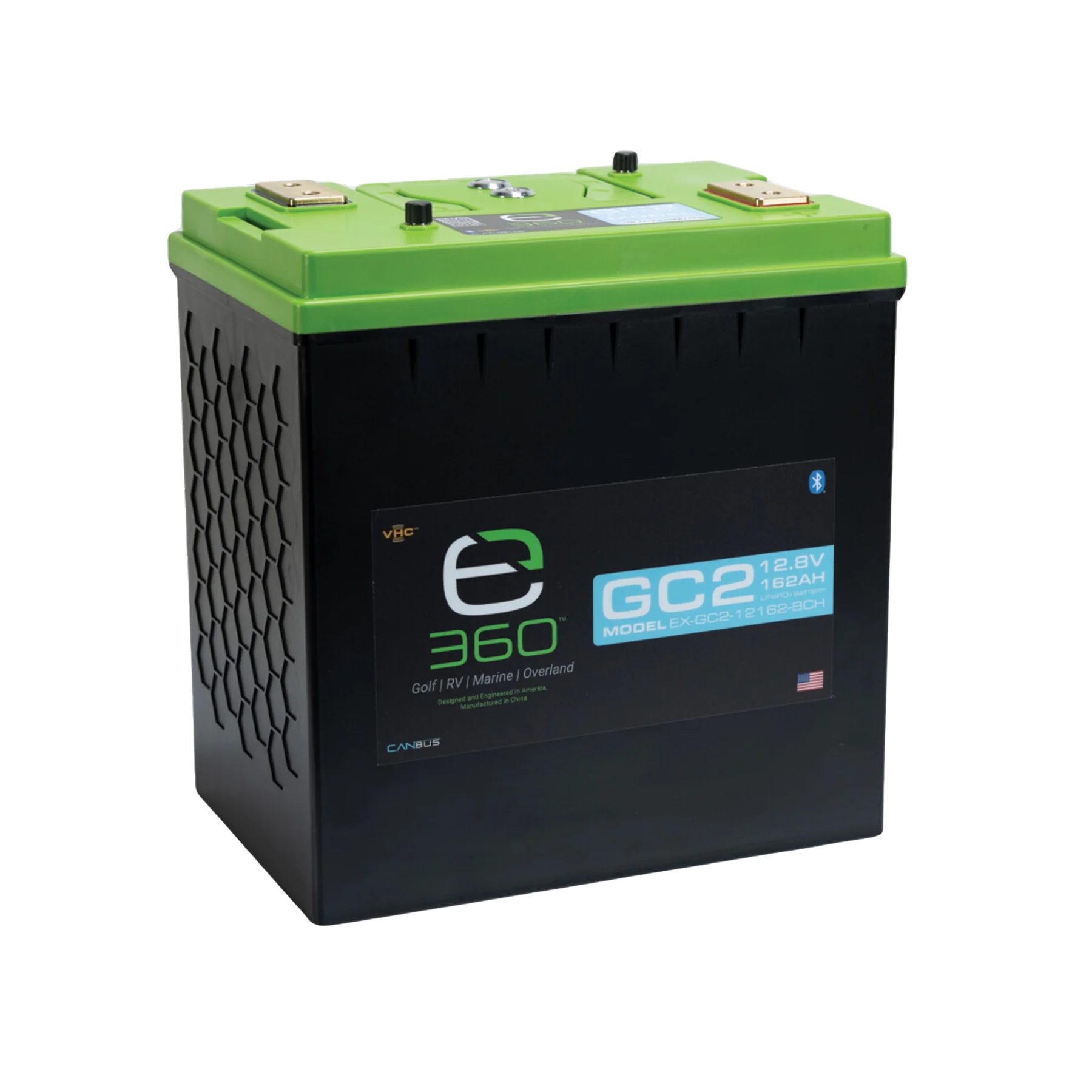 Expion360 12V 162Ah LiFePO4 Lithium Battery – GC2, SmartTalk & VHC