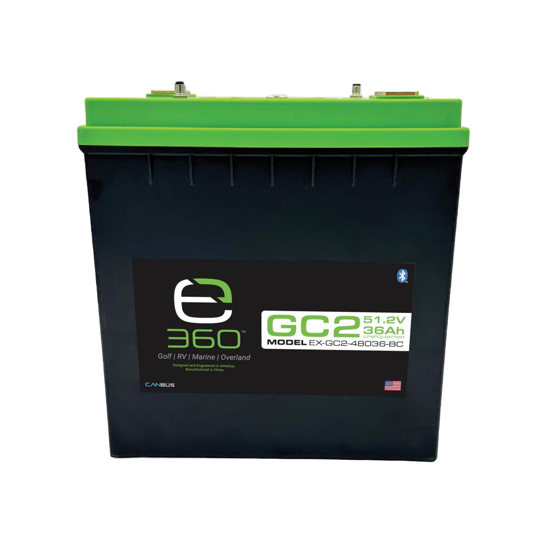 Expion360 48V 36Ah GC2 LiFePO4 Lithium Battery - SmartTalk