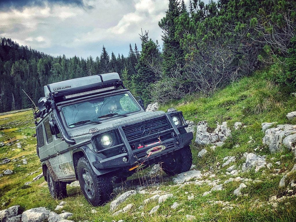 Front Runner 1979-2017 Mercedez-Benz G Class Slimline II Roof Rack Kit - Tall