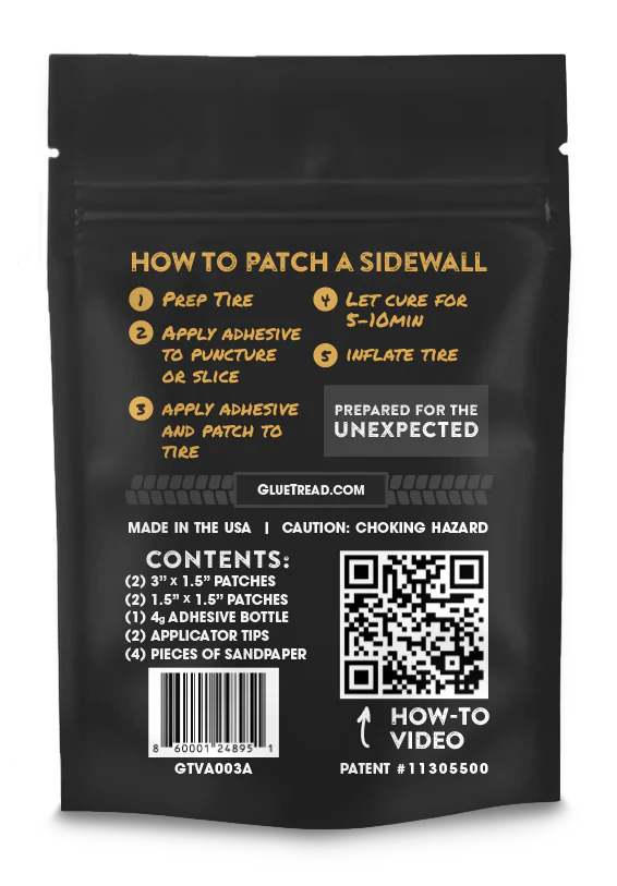 GlueTread External Patch Kit