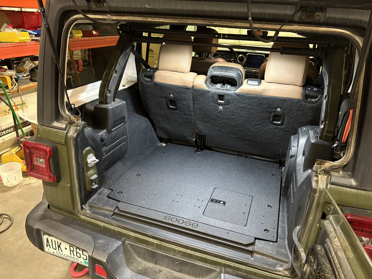 Goose Gear Jeep Wrangler JLU 4 Door 2018-2026 Rear Plate System