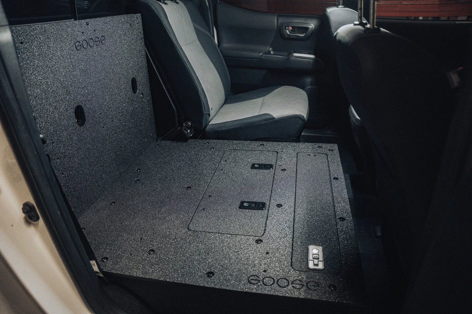 Goose Gear Toyota Tacoma 2005-2023 Second Row Seat Delete Plate System