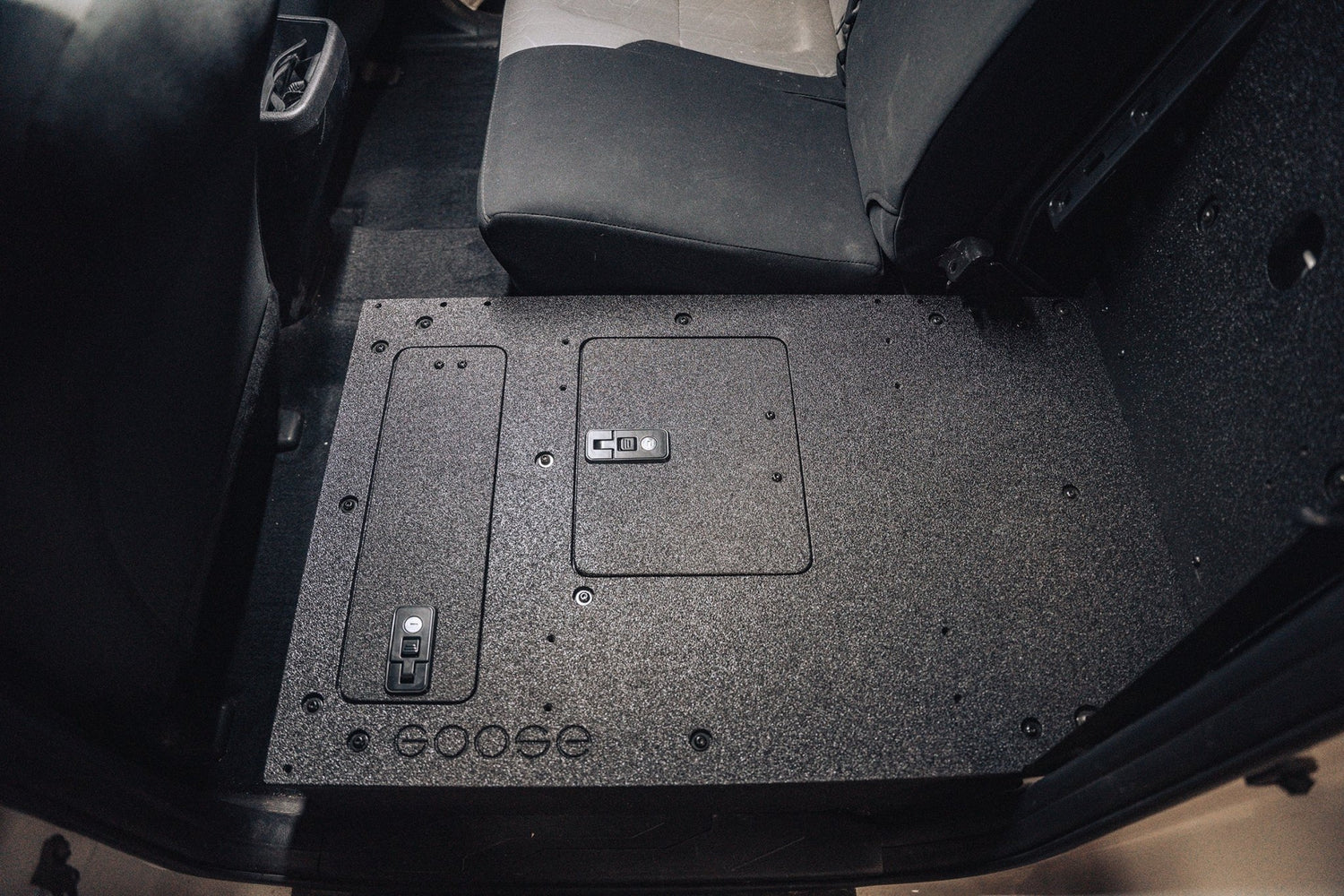Goose Gear Toyota Tacoma 2005-2023 Second Row Seat Delete Plate System