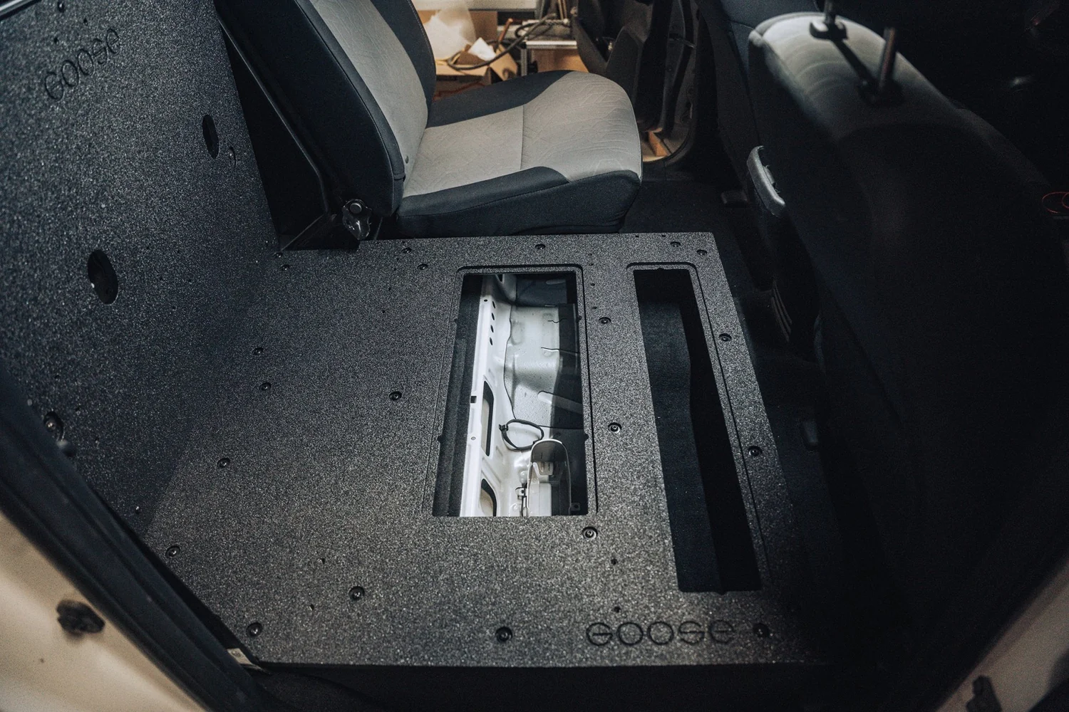 Goose Gear Toyota Tacoma 2005-2023 Second Row Seat Delete Plate System