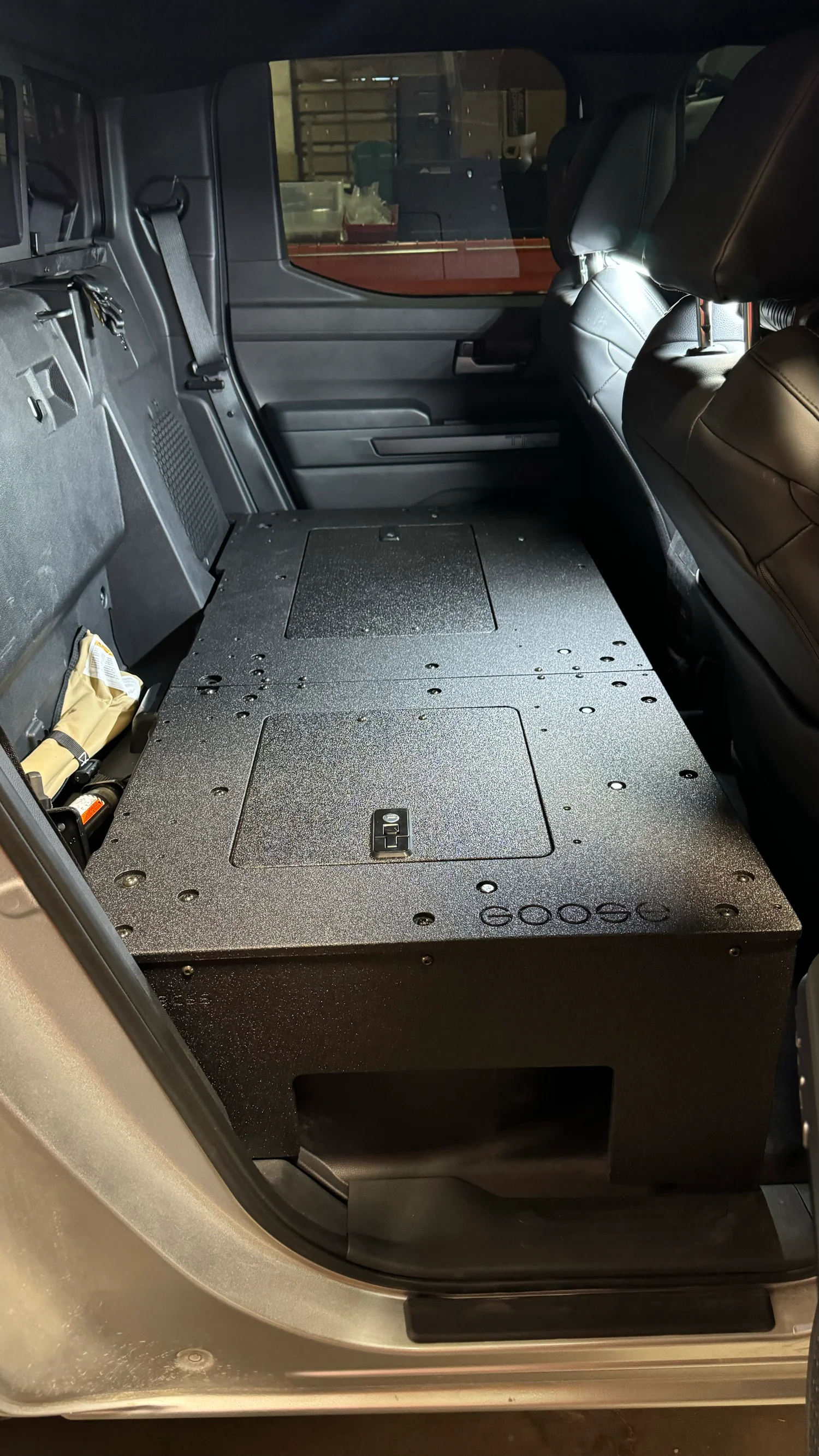 Goose Gear Toyota Tacoma 2024-2026 Second Row Seat Delete Plate System