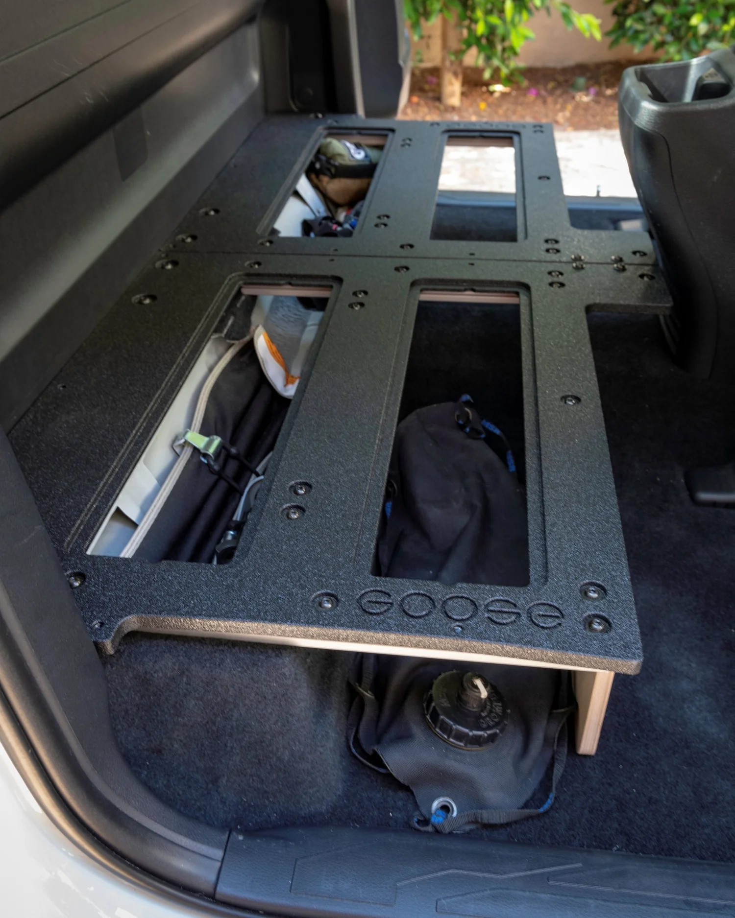 Goose Gear Toyota Tacoma Access Cab 2016-2023 Second Row Seat Delete Plate System