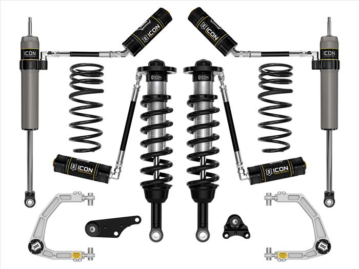 Icon 2024+ Toyota Tacoma 1.25-3" Lift, Stage 4 Suspension System, Billet UCA W/ Triple Rate Rear Spring
