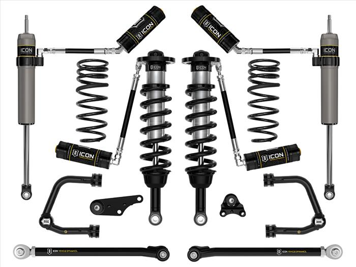 Icon 2024+ Toyota Tacoma 1.25-3" Lift, Stage 7 Suspension System, Tubular UCA W/ Triple Rate Rear Springs