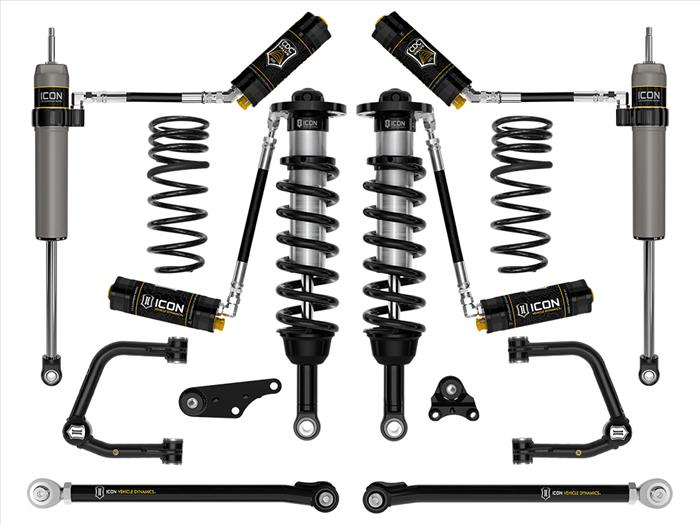 Icon 2024+ Toyota Tacoma 1.25-3" Lift, Stage 8 Suspension System, Tubular UCA W/ Triple Rate Rear Springs
