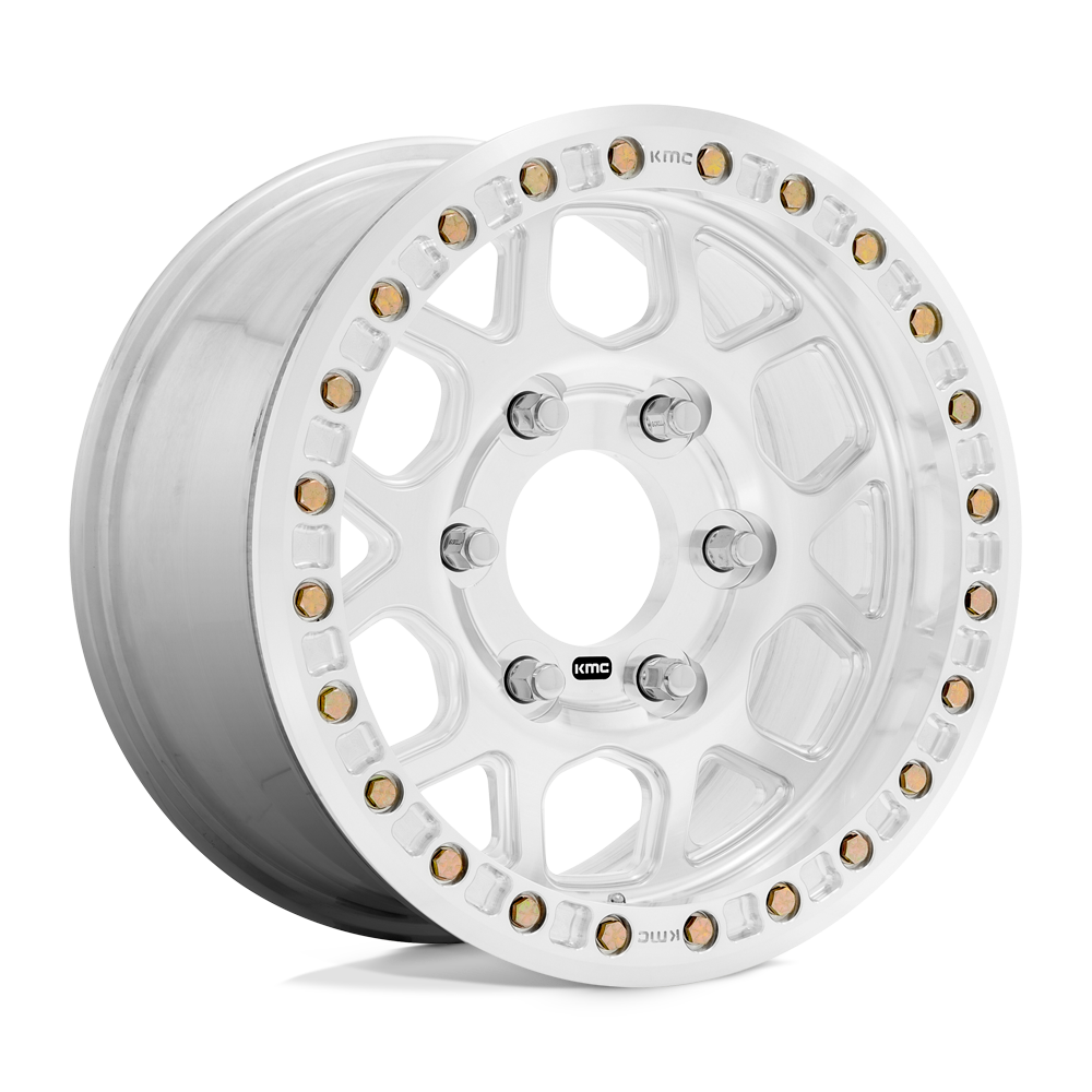 KMC KM444 Mesa Forged Beadlock Raw Machined 17x9 0mm Offset