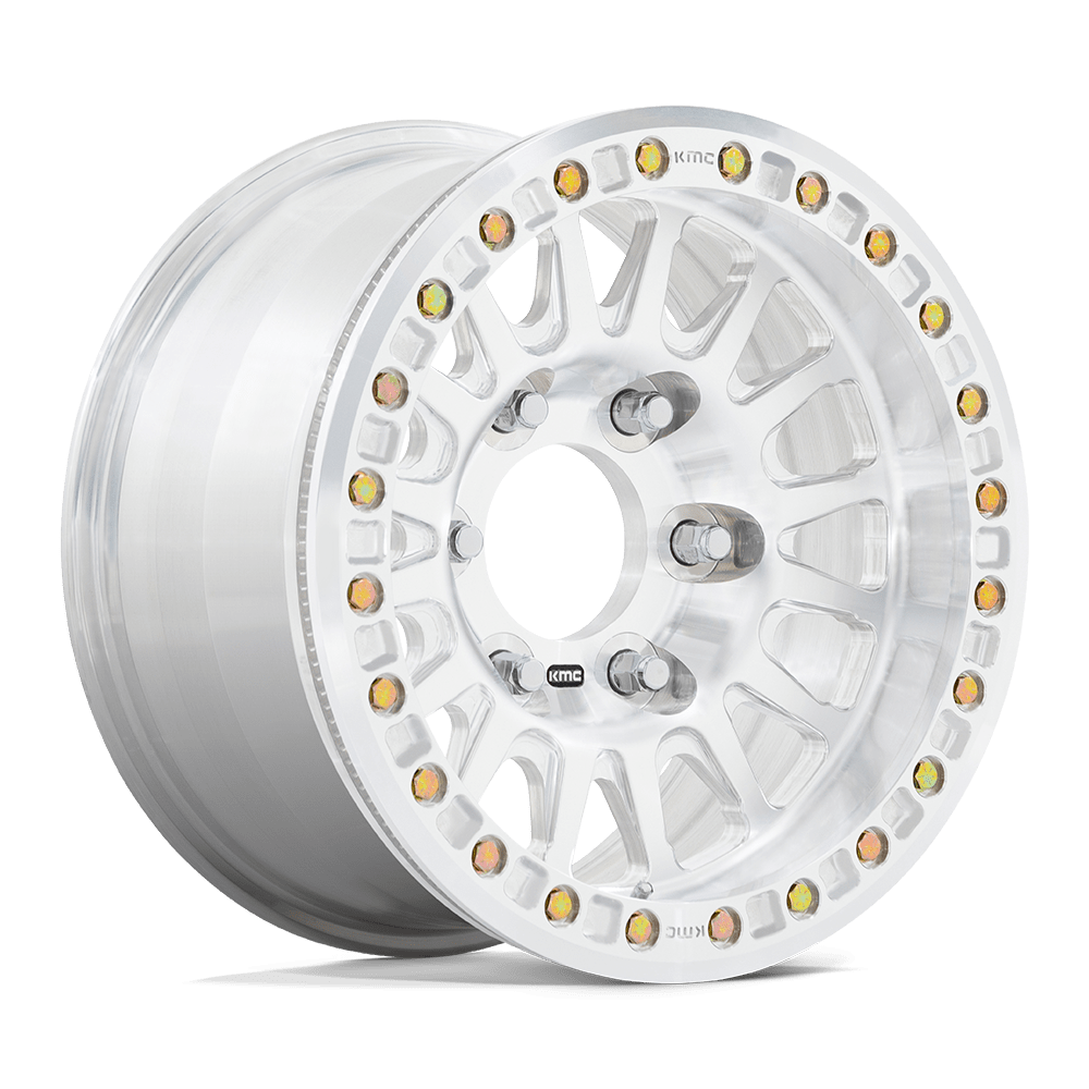 KMC KM445 Impact Forged Beadlock Raw Machined 17x9 25mm Offset