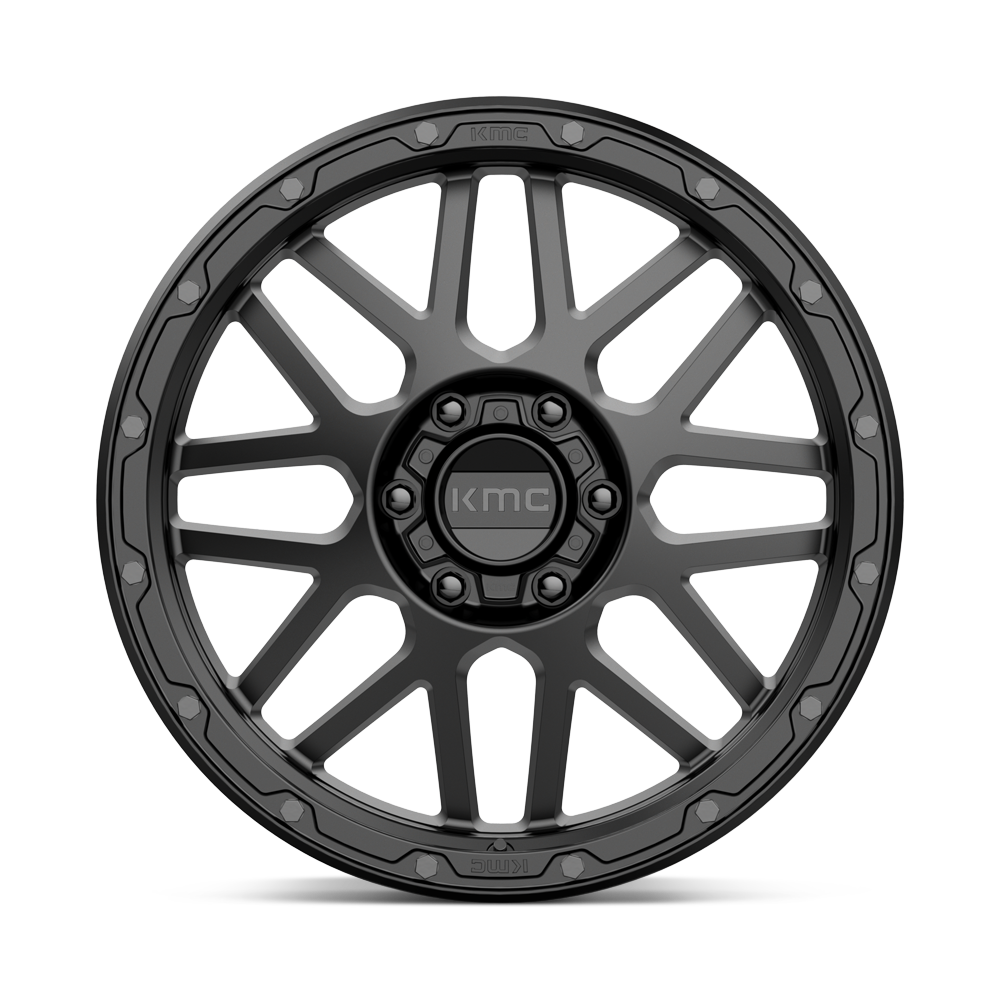 KMC KM535 Matte Black 17x8.5 0mm Offset