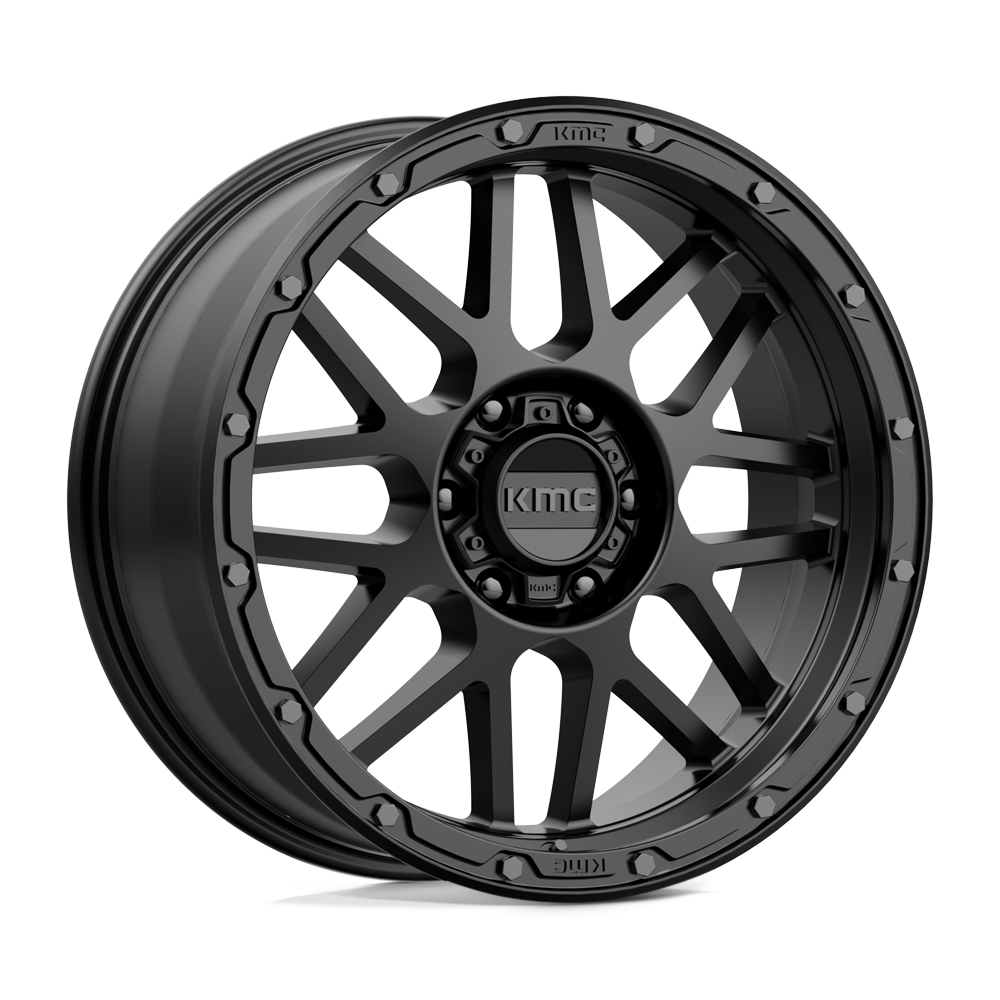 KMC KM535 Matte Black 17x8.5 0mm Offset