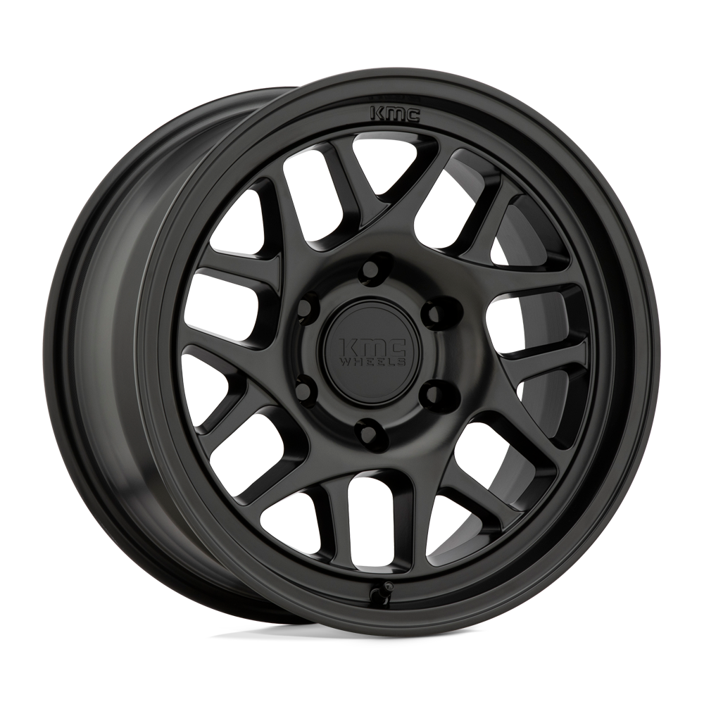 KMC KM717 Bully OL Satin Black 17x8.5 0mm Offset