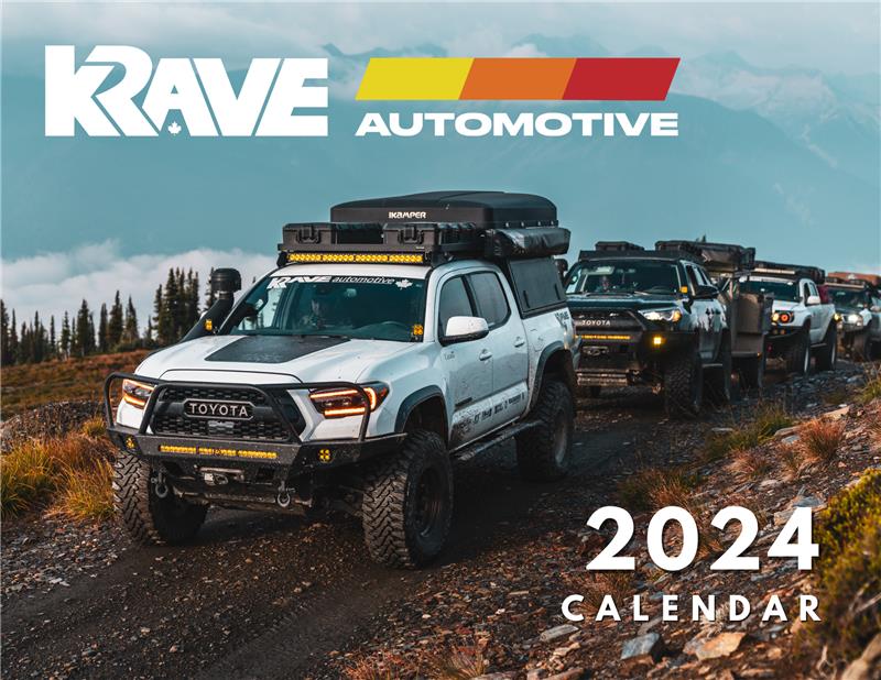 KRAVE 2024 Calendar - All proceeds go to Trails 4 Tomorrow