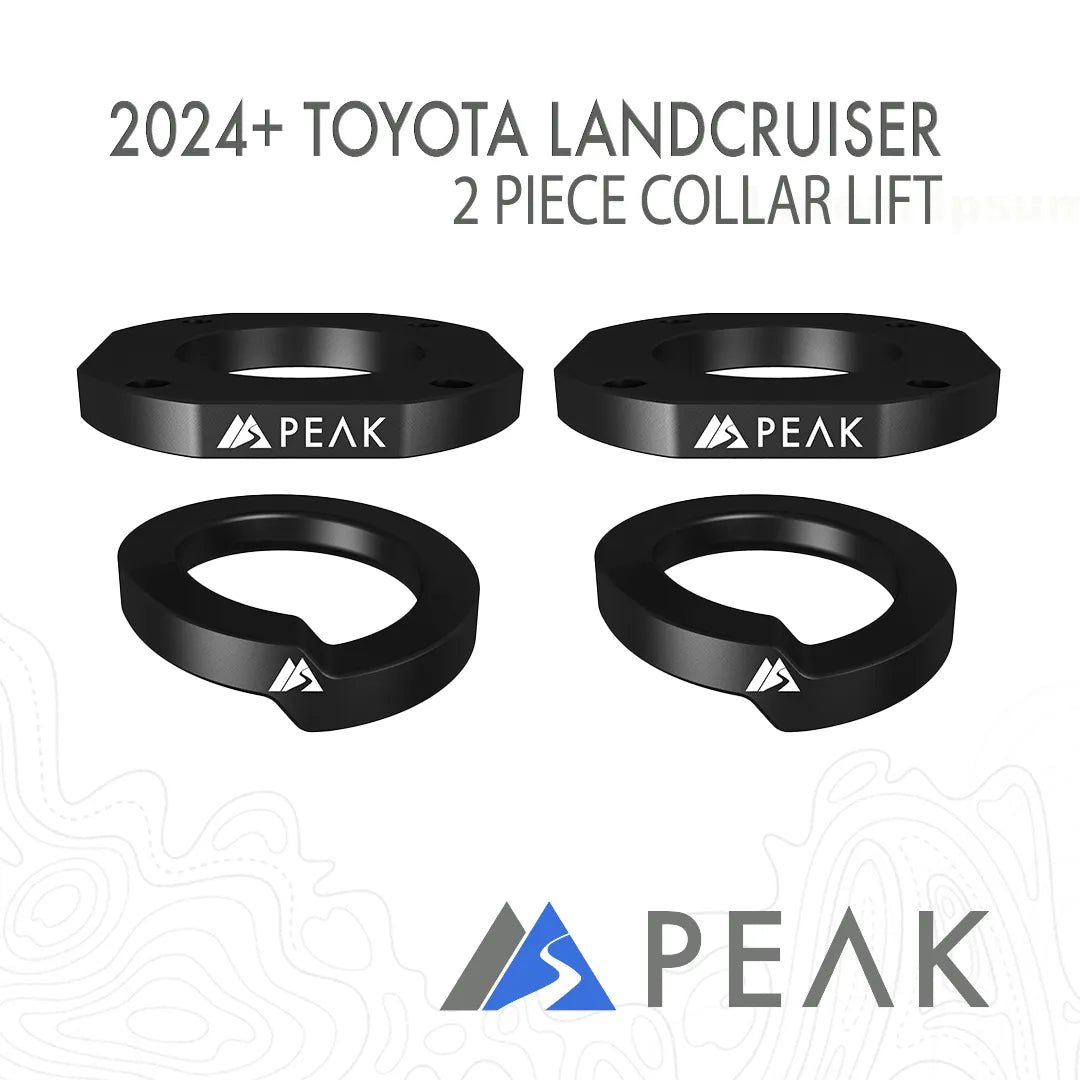 Peak Design 2024+ Toyota Landcruiser 2 Piece Collar Lift