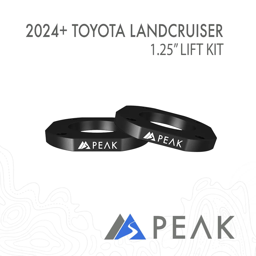 Peak Suspension 2024+ Toyota Landcruiser 1.25" Lift Kit