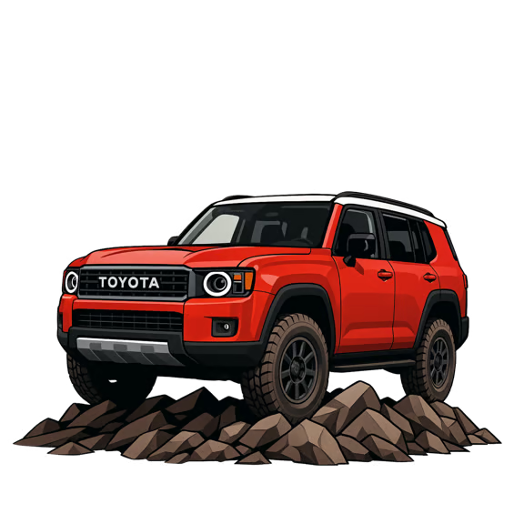 Long Range America Toyota Land Cruiser 250 Series (2024-2026) 24 Gallon Auxiliary Fuel Tank