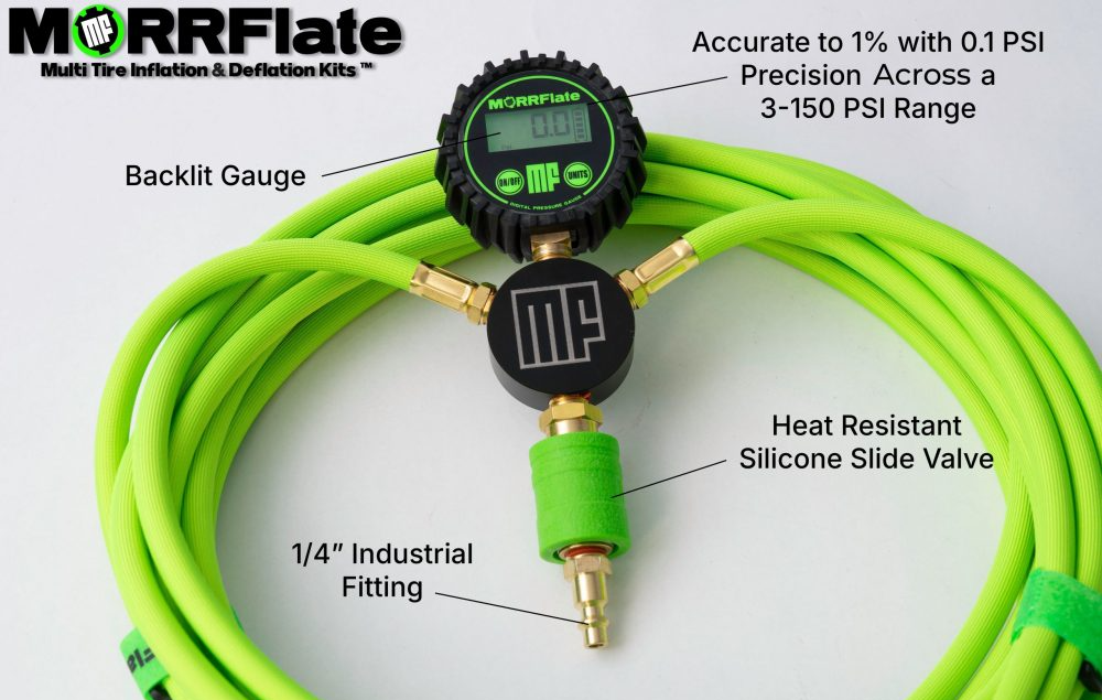 MORRFlate Braided Duo+ 2-Tire Hose Kit, 24ft Hoses