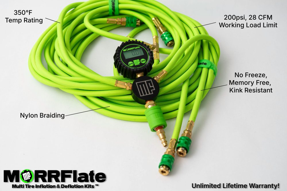 MORRFlate Quad (4 Tire, Up to 125″ Wheelbase) with built-in Gauge