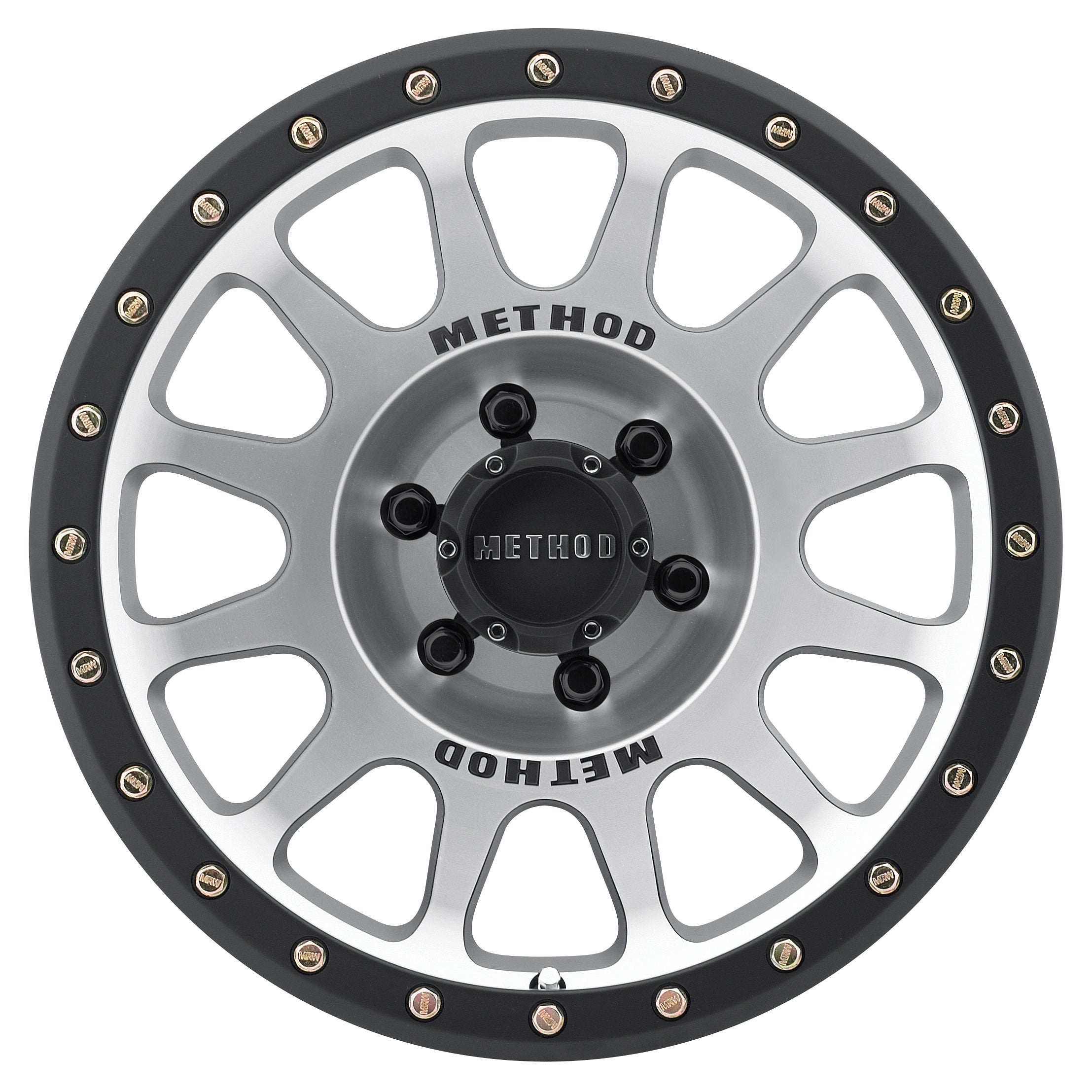 Method Race Wheels 305 | NV | Machined - Matte Black Lip