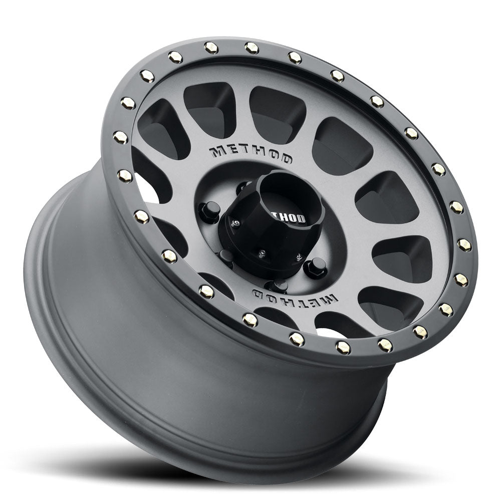 Method Race Wheels 305 | NV | Titanium - Matte Black Lip