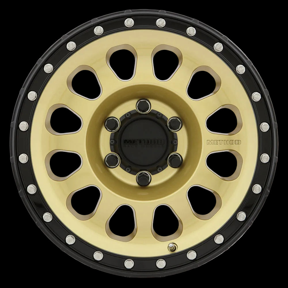 Method Race Wheels 315 | Gold - Black Lip