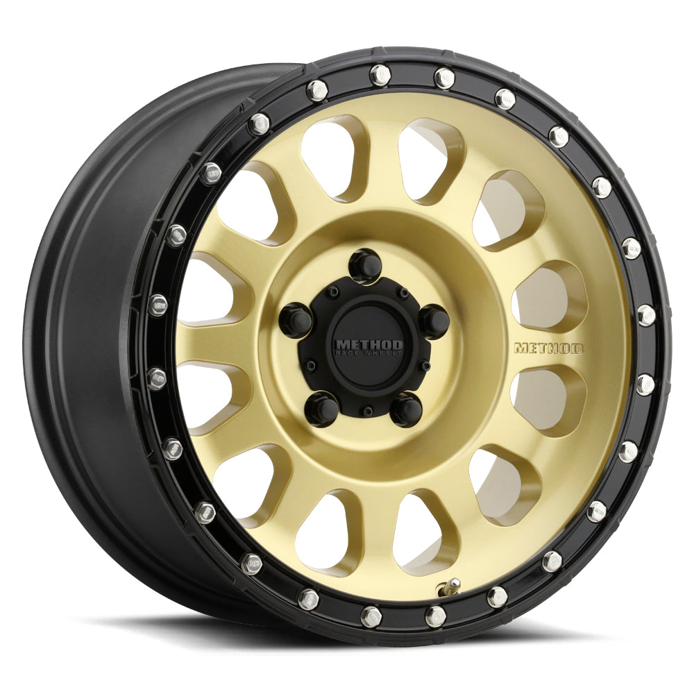 Method Race Wheels 315 | Gold - Black Lip