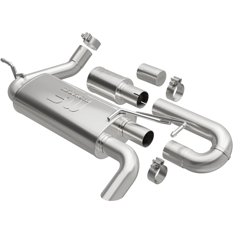 MagnaFlow Overland Series Axle-Back Performance Exhaust Jeep Wrangler JK 2007-2018