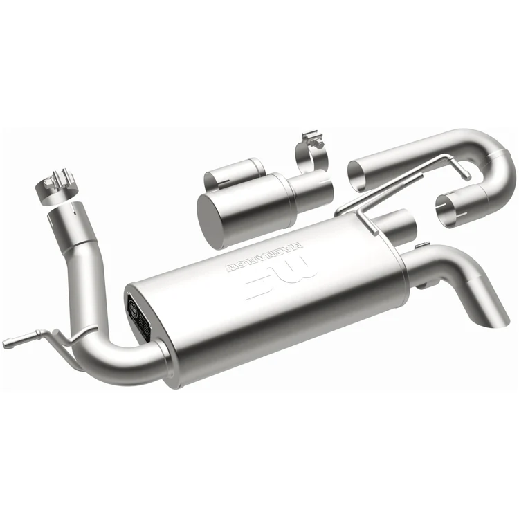 MagnaFlow Overland Series Axle-Back Performance Exhaust Jeep Wrangler JK 2007-2018