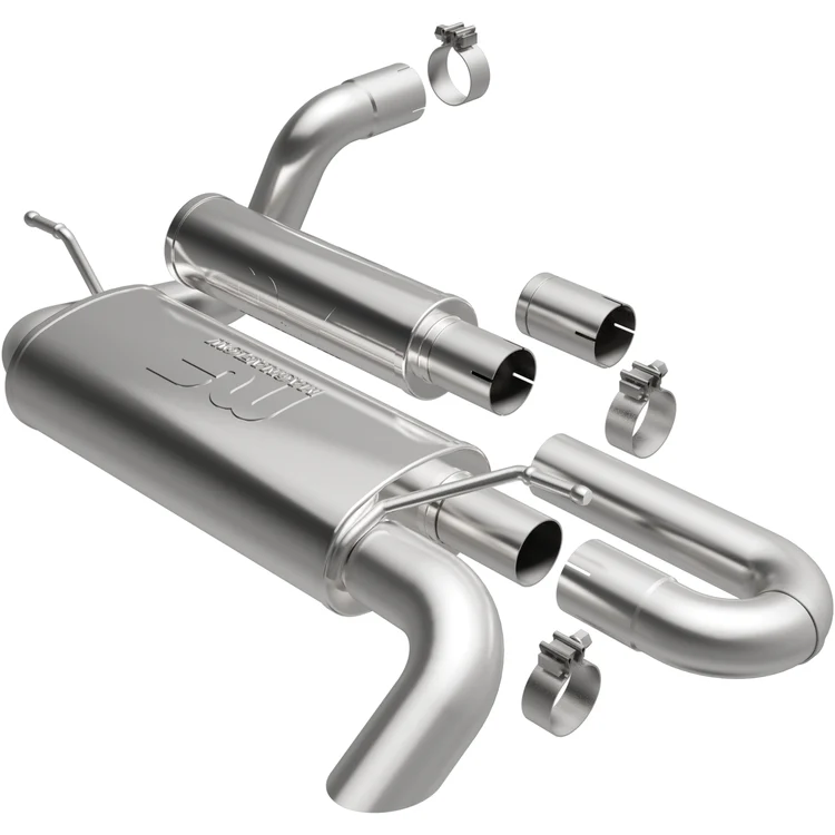 MagnaFlow Overland Series Axle-Back Performance Exhaust Jeep Wrangler JL/JLU 2018-2025