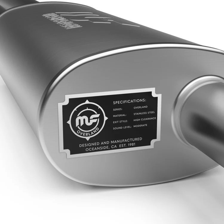 MagnaFlow Overland Series Cat-Back Performance Exhaust Jeep Gladiator 2020-2025