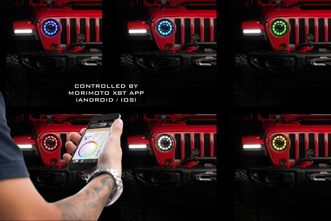 Morimoto Super7 RGBW Halo System Jeep JL/JT