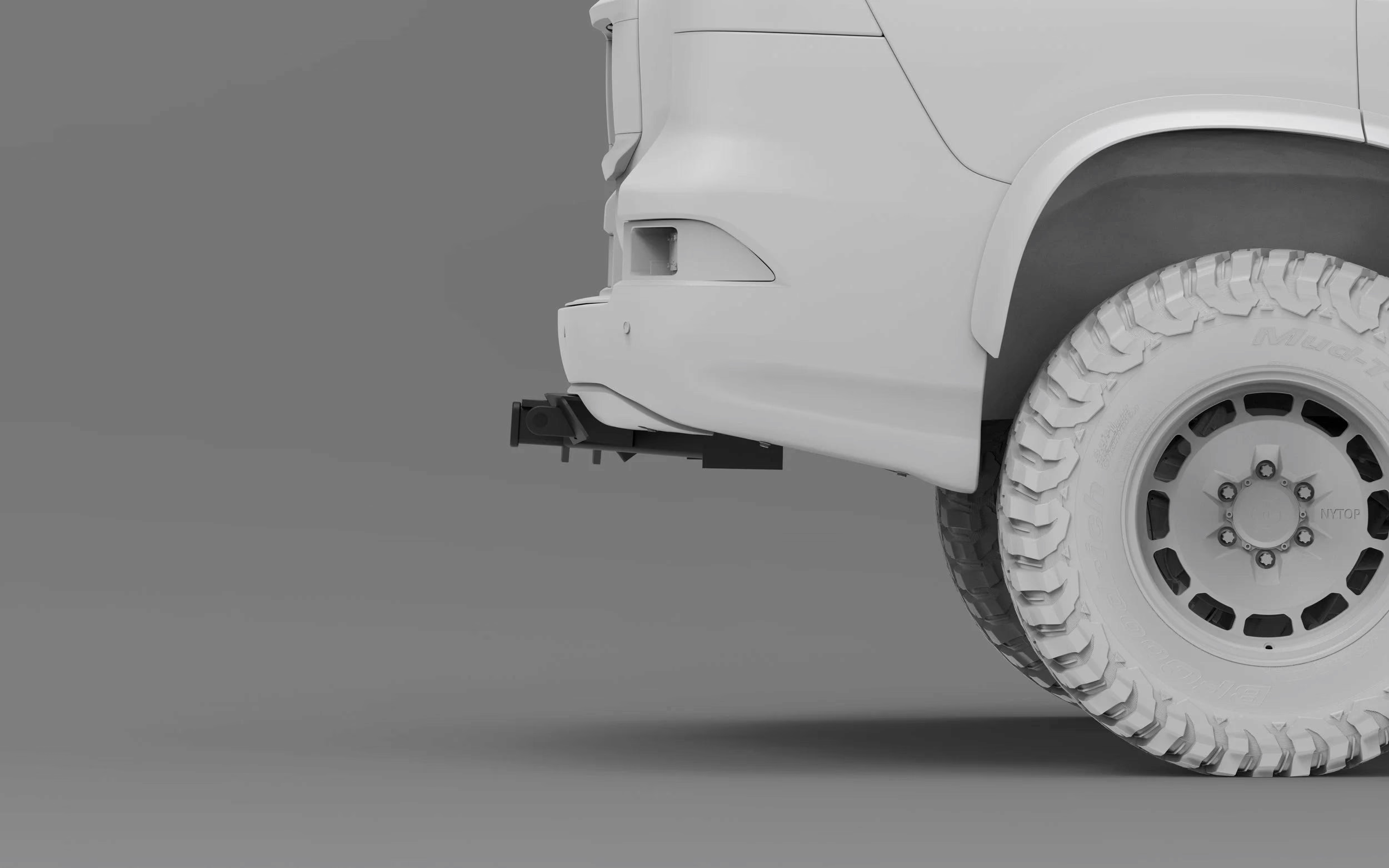 NYTOP 2014-2023 Lexus GX460 Rear Tow Hitch Receiver Hybrid Bumper